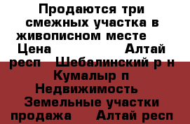 Продаются три смежных участка в живописном месте!  › Цена ­ 2 400 000 - Алтай респ., Шебалинский р-н, Кумалыр п. Недвижимость » Земельные участки продажа   . Алтай респ.